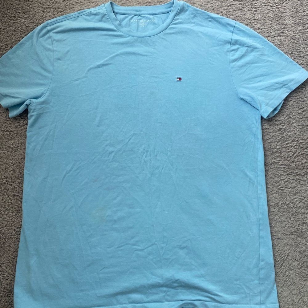 👕👕 Men’s BabyBlue Tommy Hilfiger T-shirt